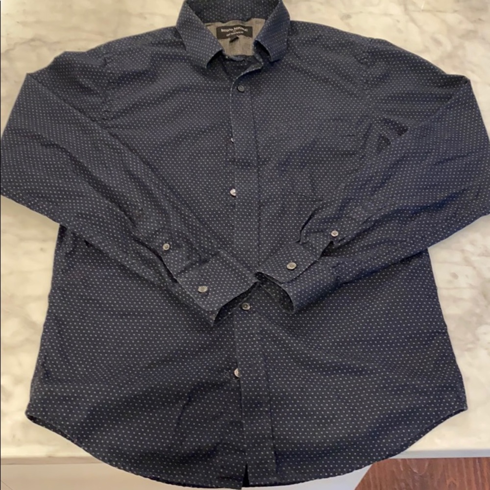 Banana republic dot button down shirt